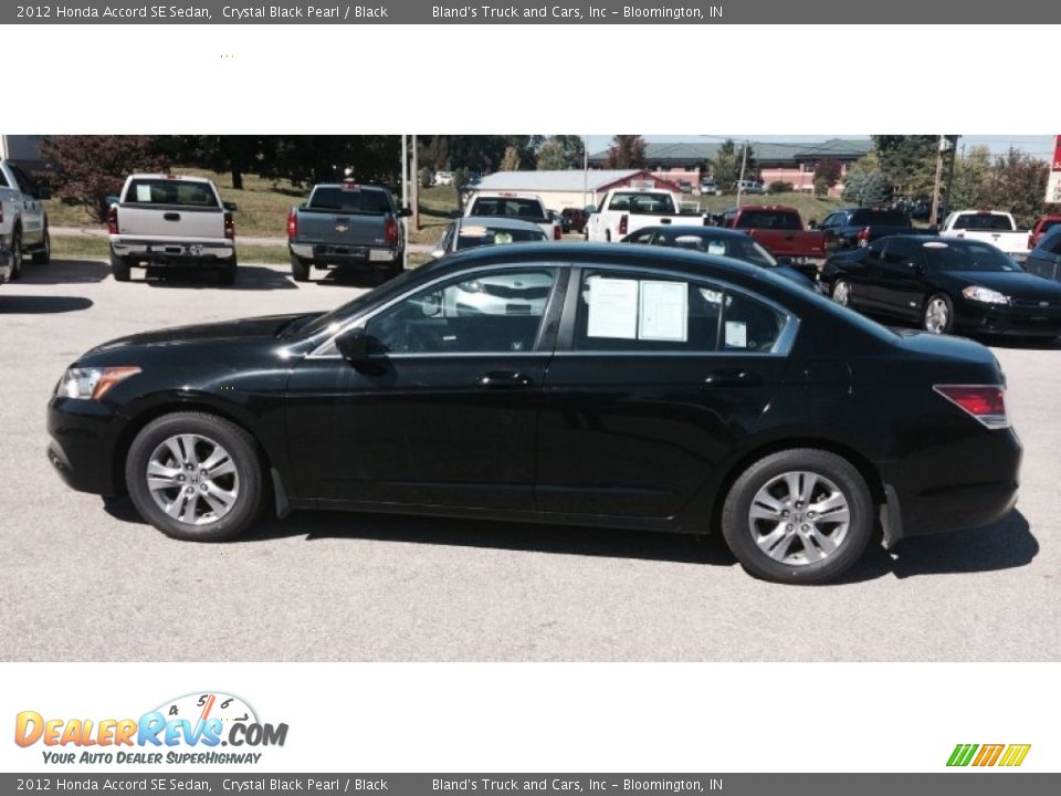 2012 Honda Accord SE Sedan Crystal Black Pearl / Black Photo #2