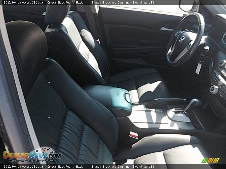 2012 Honda Accord SE Sedan Crystal Black Pearl / Black Photo #4