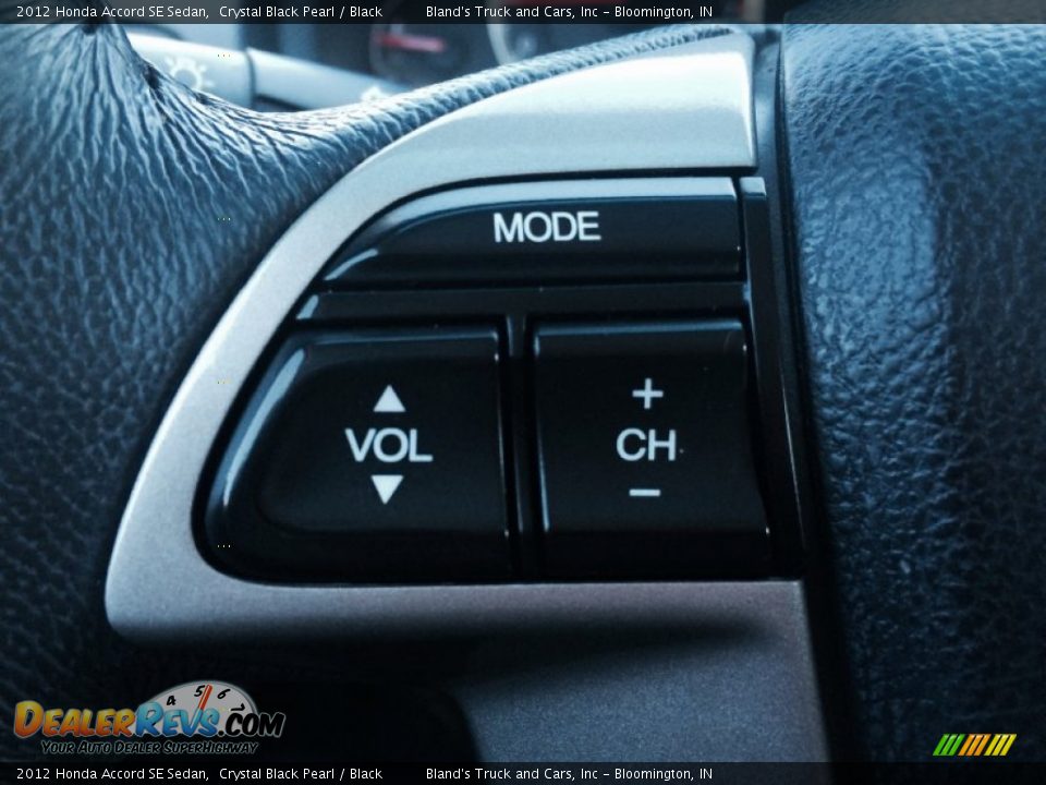 2012 Honda Accord SE Sedan Crystal Black Pearl / Black Photo #5