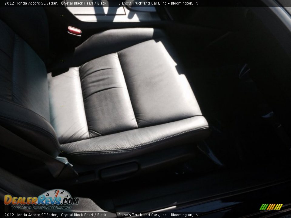 2012 Honda Accord SE Sedan Crystal Black Pearl / Black Photo #10