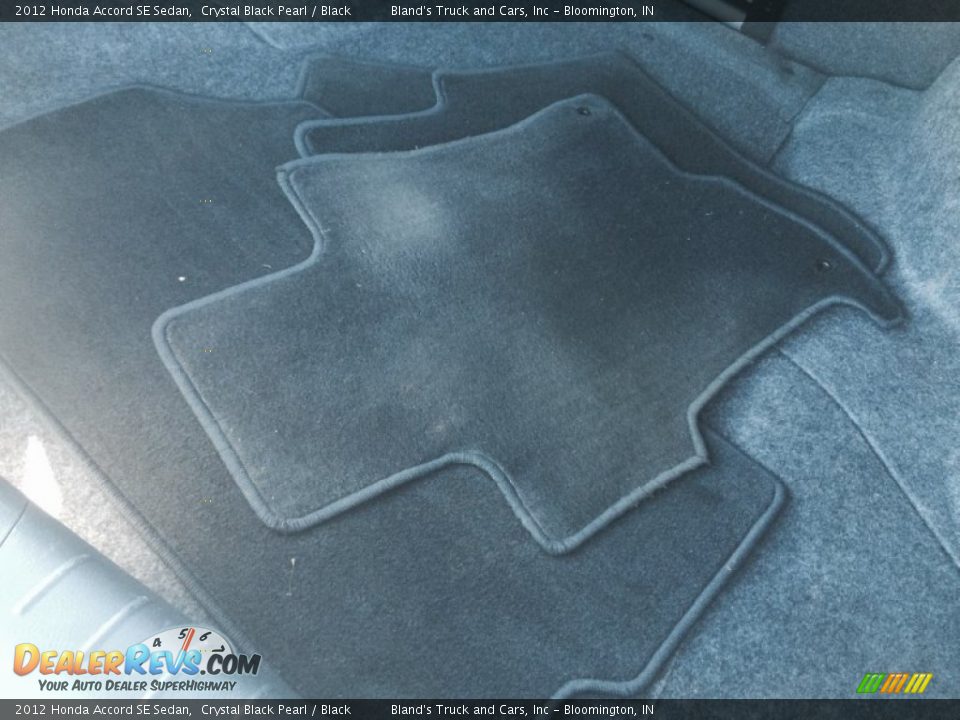 2012 Honda Accord SE Sedan Crystal Black Pearl / Black Photo #11
