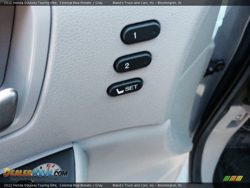 2012 Honda Odyssey Touring Elite Celestial Blue Metallic / Gray Photo #24