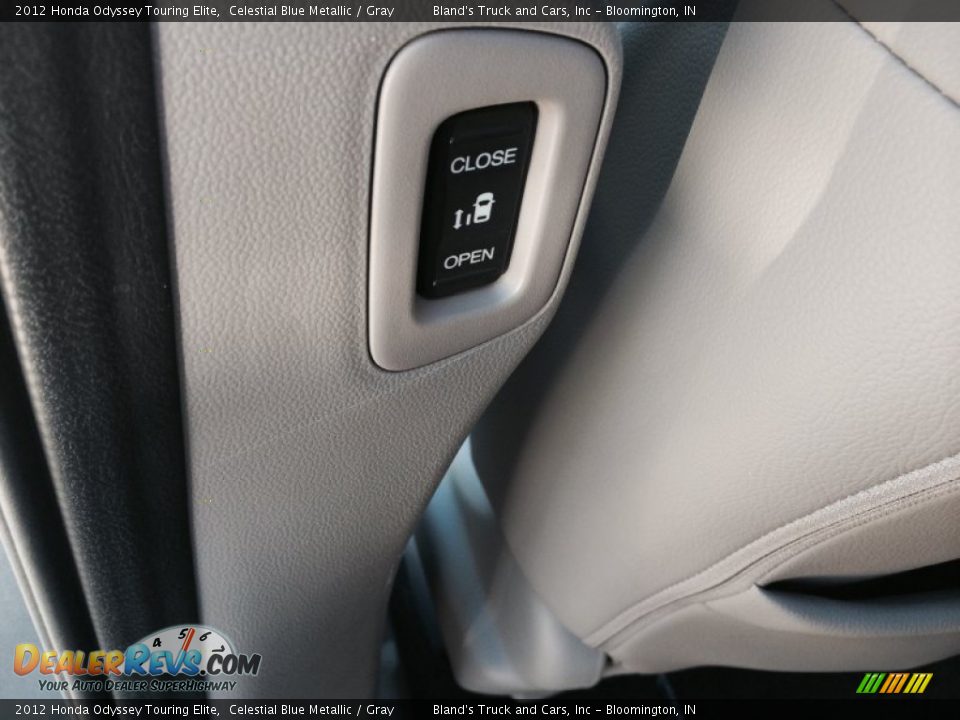 2012 Honda Odyssey Touring Elite Celestial Blue Metallic / Gray Photo #26