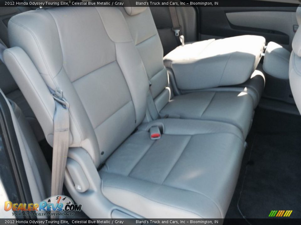 2012 Honda Odyssey Touring Elite Celestial Blue Metallic / Gray Photo #27
