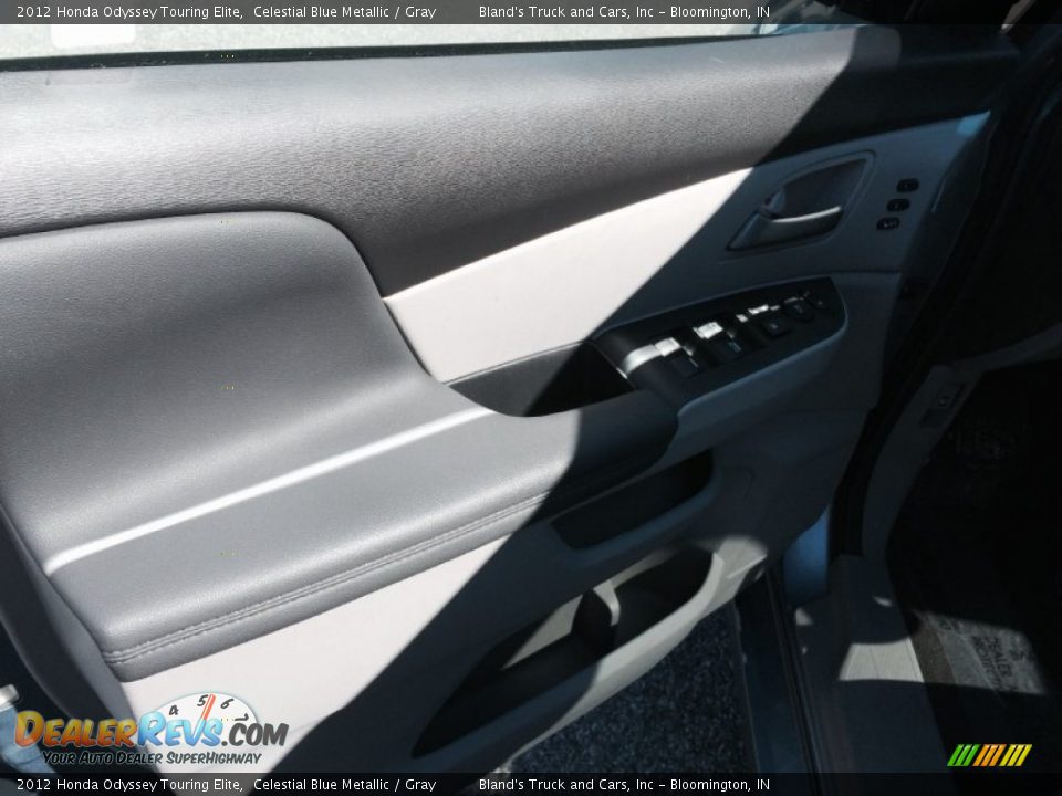 2012 Honda Odyssey Touring Elite Celestial Blue Metallic / Gray Photo #29