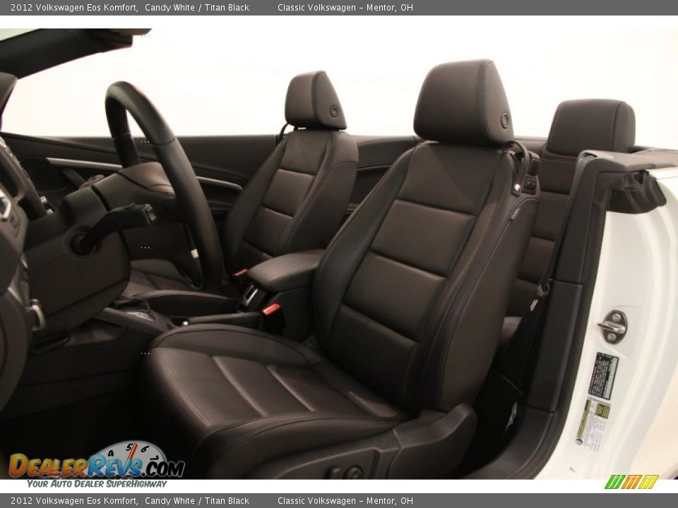 Titan Black Interior - 2012 Volkswagen Eos Komfort Photo #6