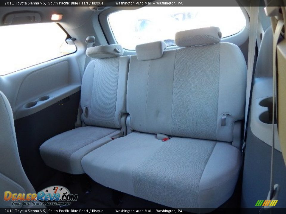 2011 Toyota Sienna V6 South Pacific Blue Pearl / Bisque Photo #17