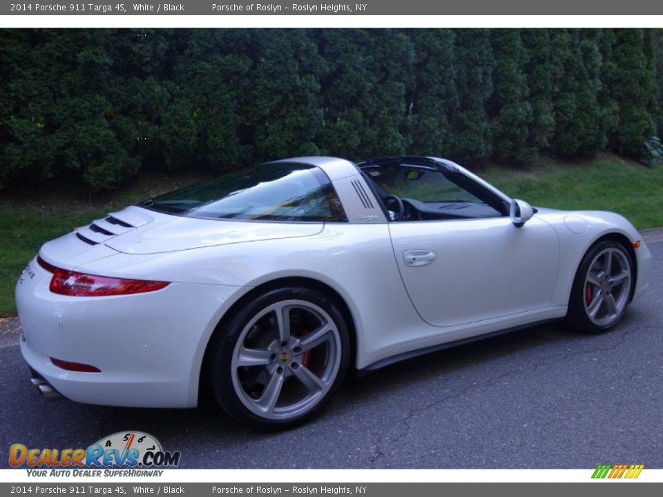 2014 Porsche 911 Targa 4S White / Black Photo #6