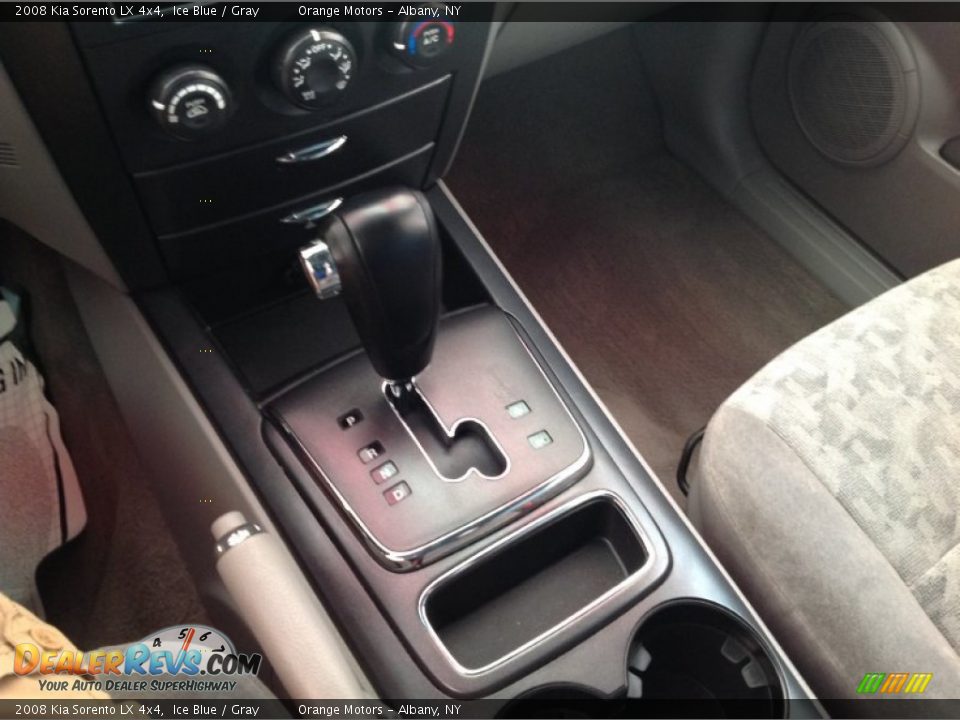 2008 Kia Sorento LX 4x4 Ice Blue / Gray Photo #10