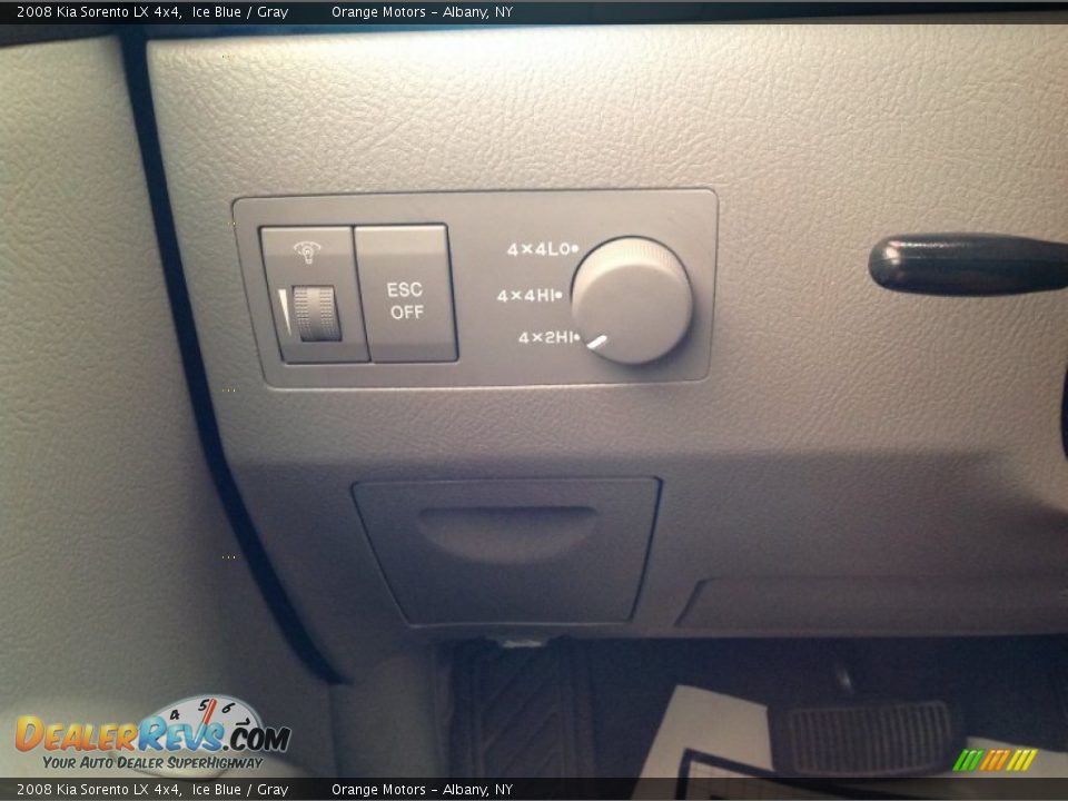 2008 Kia Sorento LX 4x4 Ice Blue / Gray Photo #11