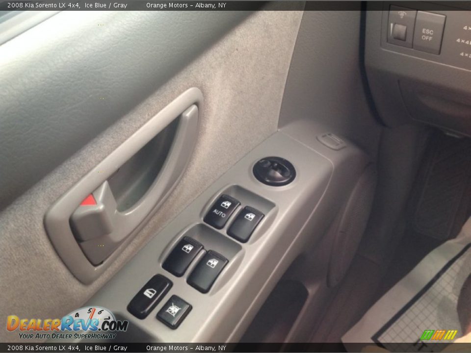 2008 Kia Sorento LX 4x4 Ice Blue / Gray Photo #12