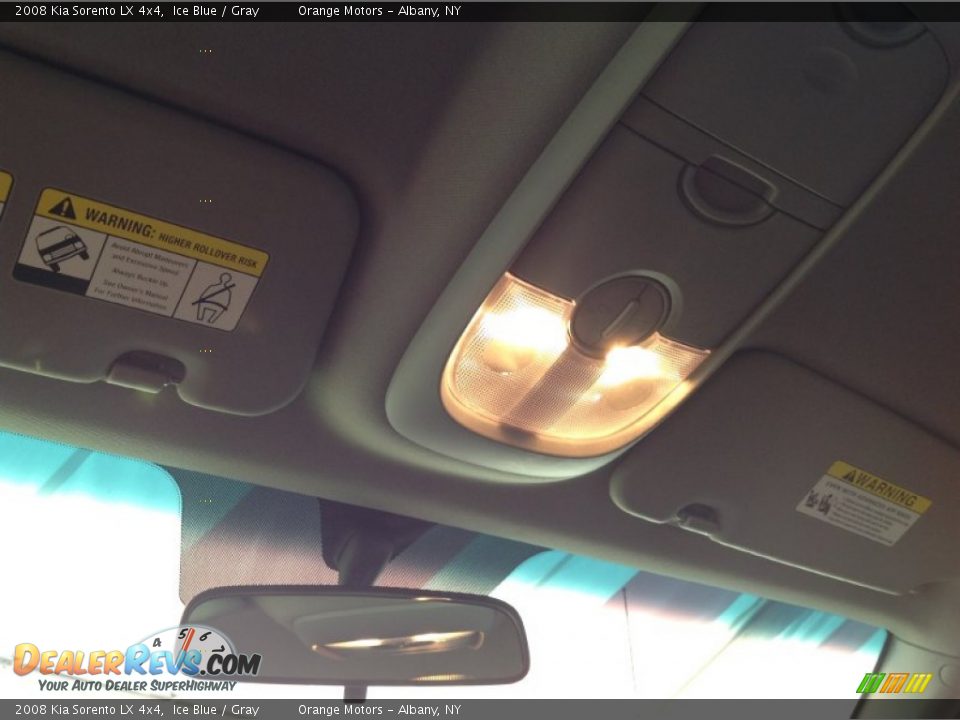 2008 Kia Sorento LX 4x4 Ice Blue / Gray Photo #13