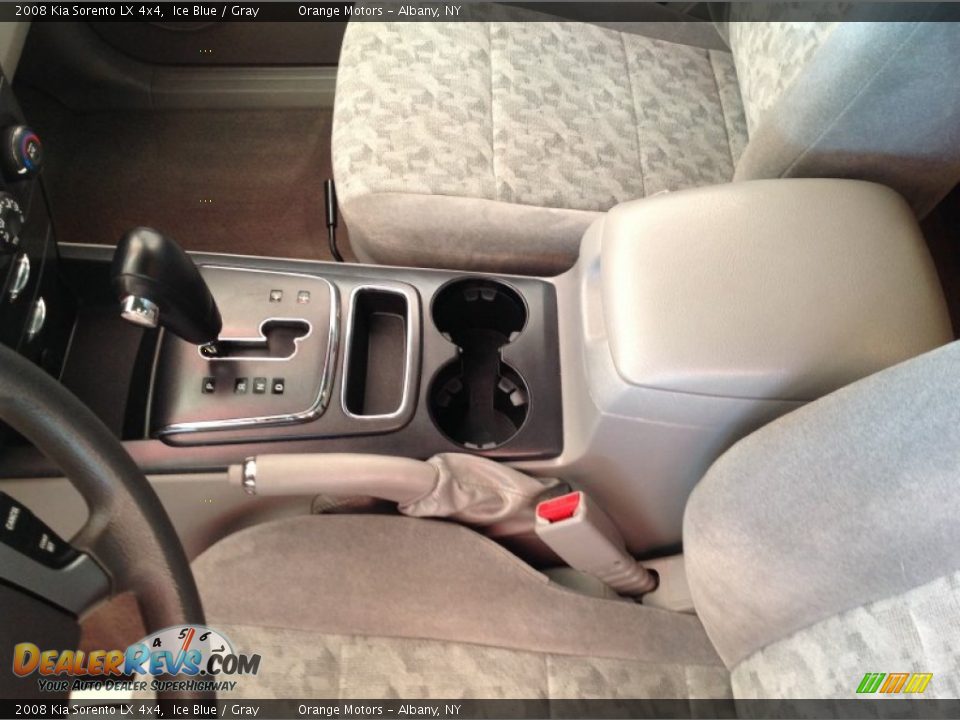 2008 Kia Sorento LX 4x4 Ice Blue / Gray Photo #14