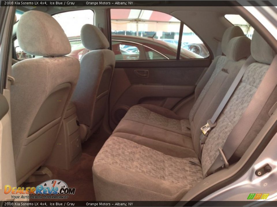 2008 Kia Sorento LX 4x4 Ice Blue / Gray Photo #15