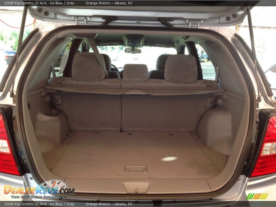 2008 Kia Sorento LX 4x4 Ice Blue / Gray Photo #16