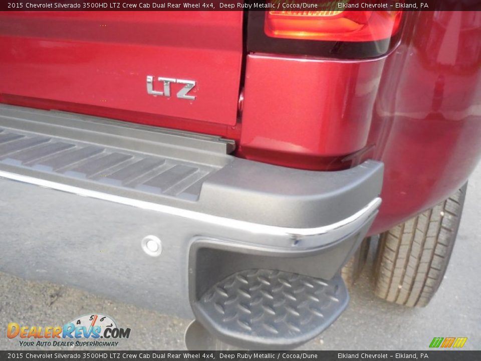 2015 Chevrolet Silverado 3500HD LTZ Crew Cab Dual Rear Wheel 4x4 Deep Ruby Metallic / Cocoa/Dune Photo #9
