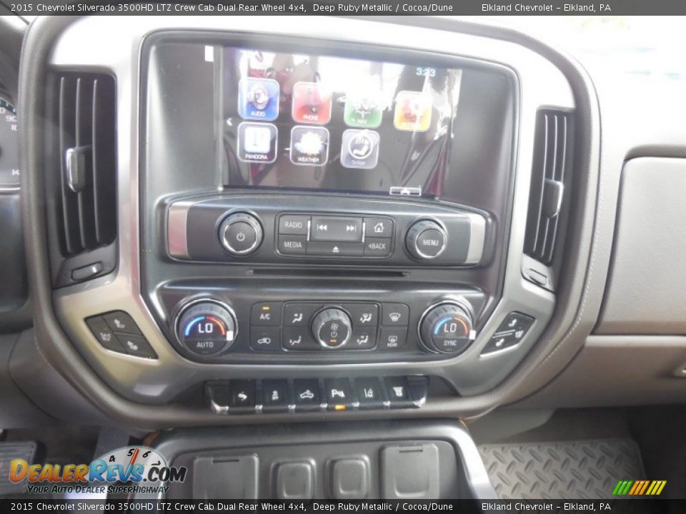 2015 Chevrolet Silverado 3500HD LTZ Crew Cab Dual Rear Wheel 4x4 Deep Ruby Metallic / Cocoa/Dune Photo #29