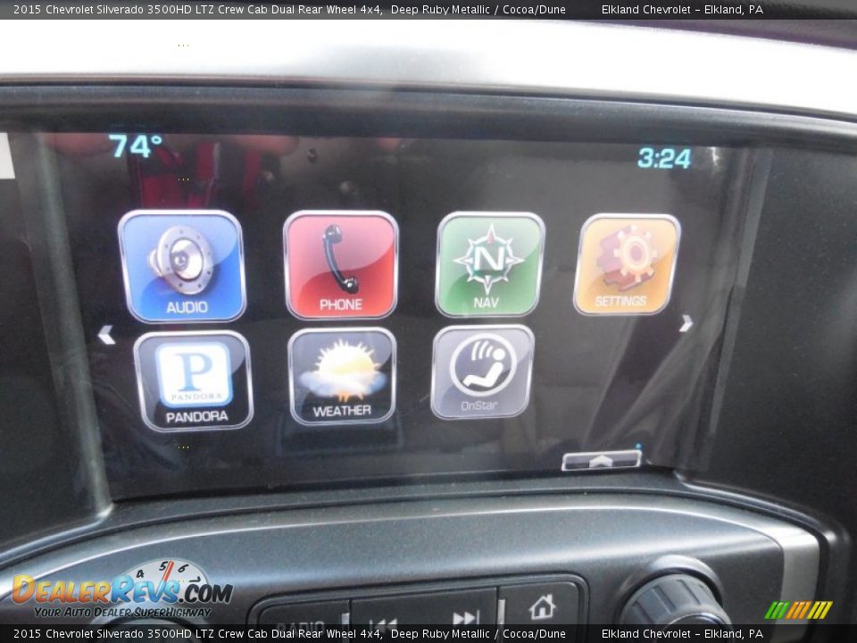 2015 Chevrolet Silverado 3500HD LTZ Crew Cab Dual Rear Wheel 4x4 Deep Ruby Metallic / Cocoa/Dune Photo #30