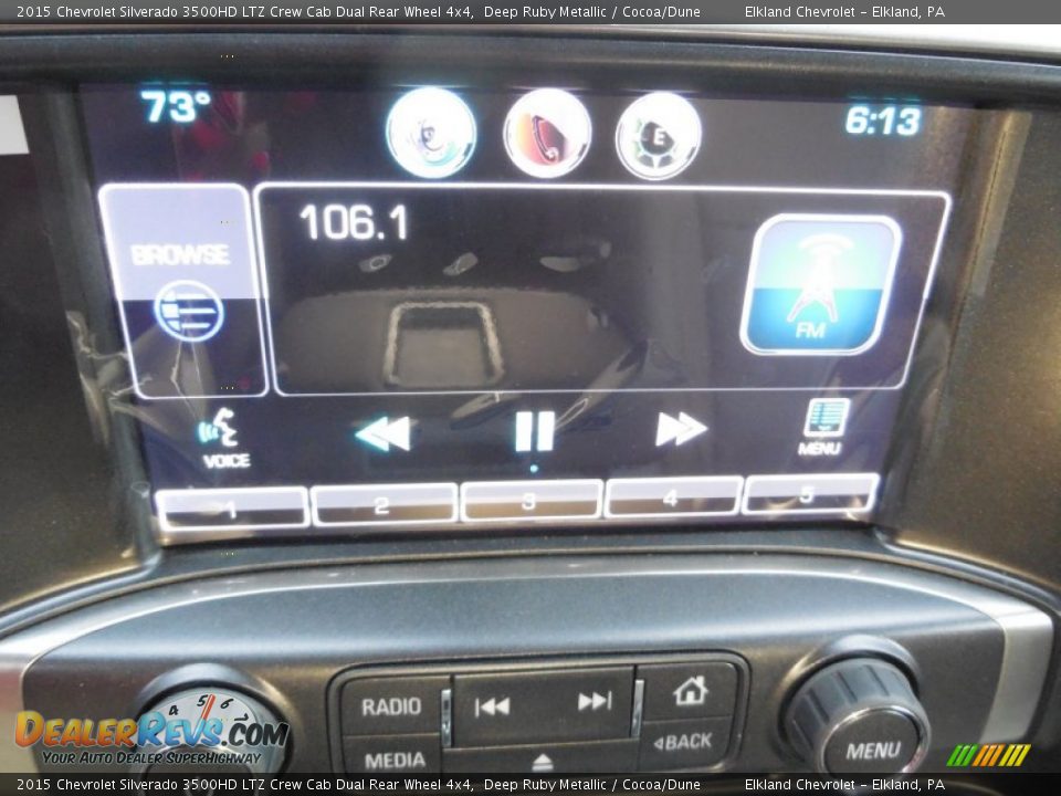 2015 Chevrolet Silverado 3500HD LTZ Crew Cab Dual Rear Wheel 4x4 Deep Ruby Metallic / Cocoa/Dune Photo #31