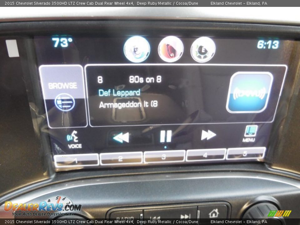 2015 Chevrolet Silverado 3500HD LTZ Crew Cab Dual Rear Wheel 4x4 Deep Ruby Metallic / Cocoa/Dune Photo #32