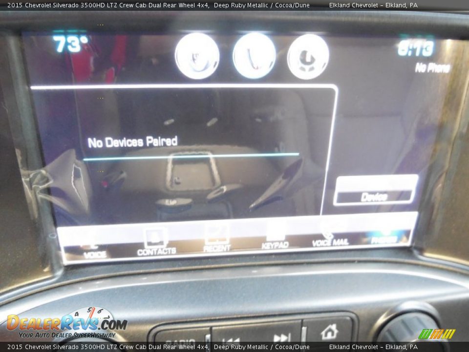 2015 Chevrolet Silverado 3500HD LTZ Crew Cab Dual Rear Wheel 4x4 Deep Ruby Metallic / Cocoa/Dune Photo #33