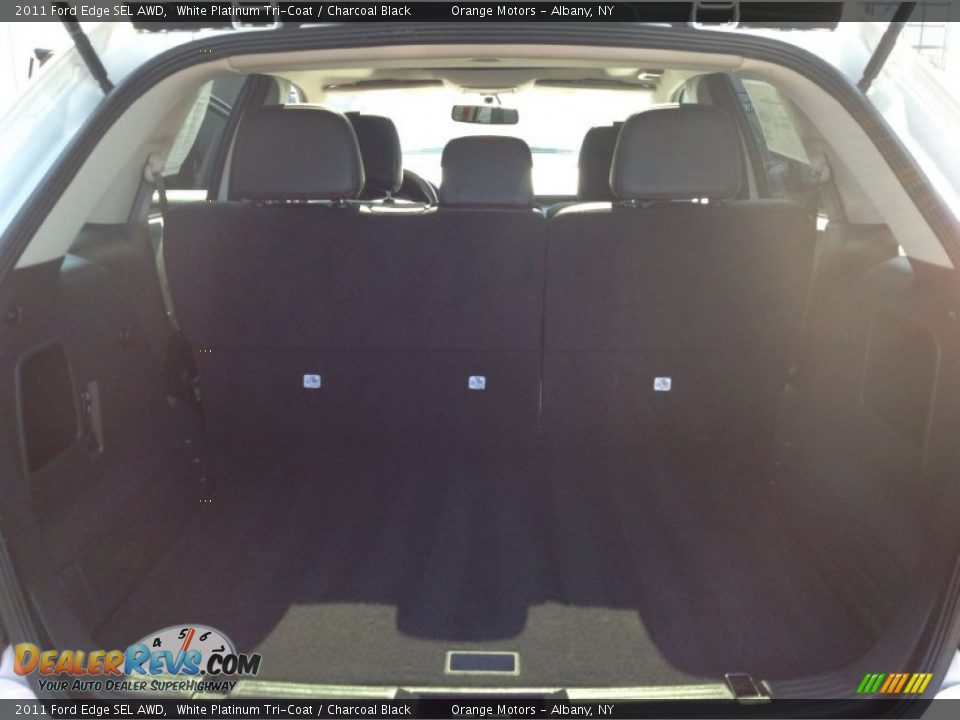 2011 Ford Edge SEL AWD White Platinum Tri-Coat / Charcoal Black Photo #16