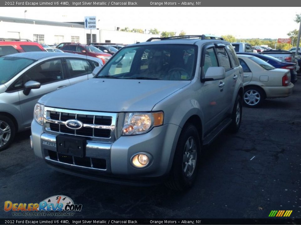 2012 Ford Escape Limited V6 4WD Ingot Silver Metallic / Charcoal Black Photo #3