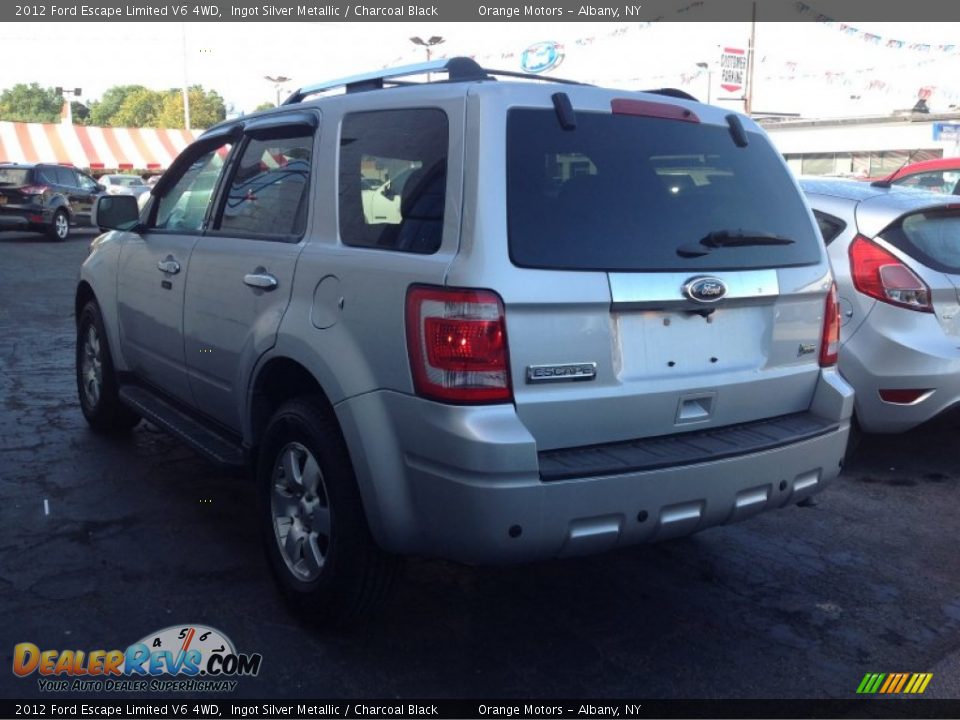 2012 Ford Escape Limited V6 4WD Ingot Silver Metallic / Charcoal Black Photo #4