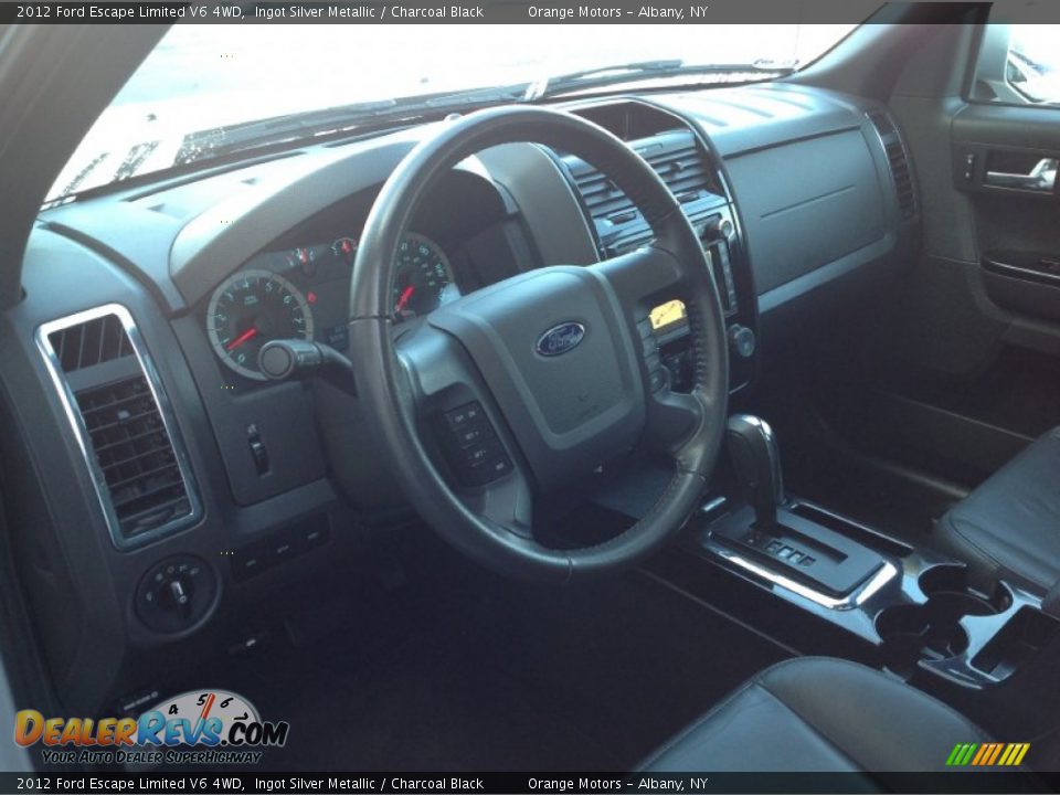 2012 Ford Escape Limited V6 4WD Ingot Silver Metallic / Charcoal Black Photo #7
