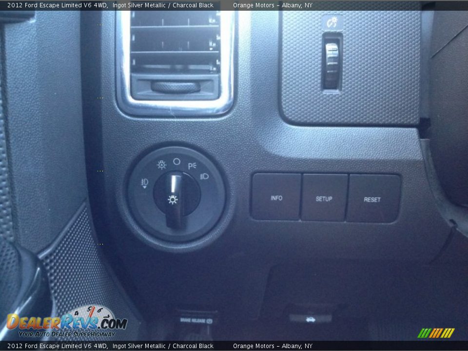 2012 Ford Escape Limited V6 4WD Ingot Silver Metallic / Charcoal Black Photo #12