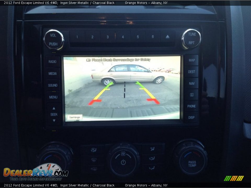 2012 Ford Escape Limited V6 4WD Ingot Silver Metallic / Charcoal Black Photo #17