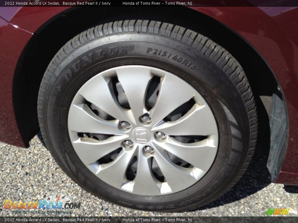 2012 Honda Accord LX Sedan Basque Red Pearl II / Ivory Photo #3
