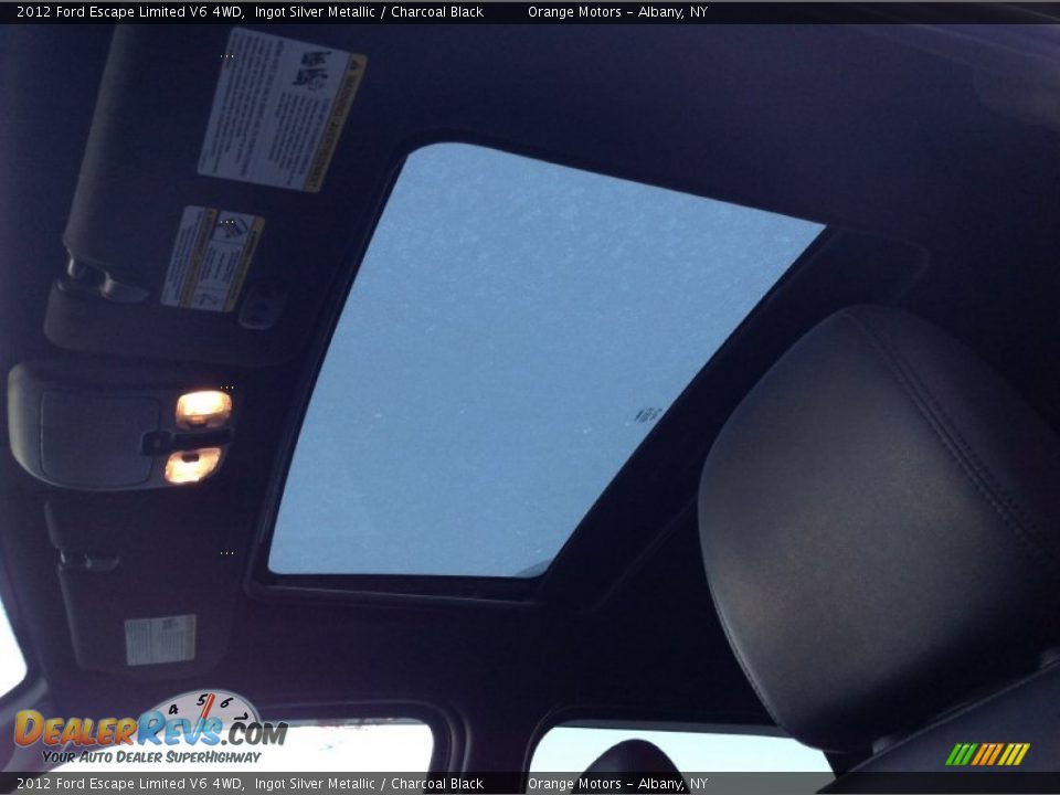 2012 Ford Escape Limited V6 4WD Ingot Silver Metallic / Charcoal Black Photo #21
