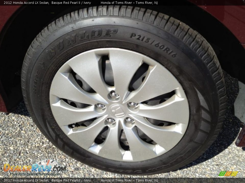 2012 Honda Accord LX Sedan Basque Red Pearl II / Ivory Photo #6