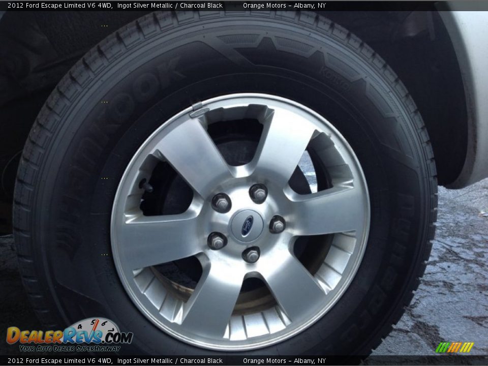 2012 Ford Escape Limited V6 4WD Ingot Silver Metallic / Charcoal Black Photo #22