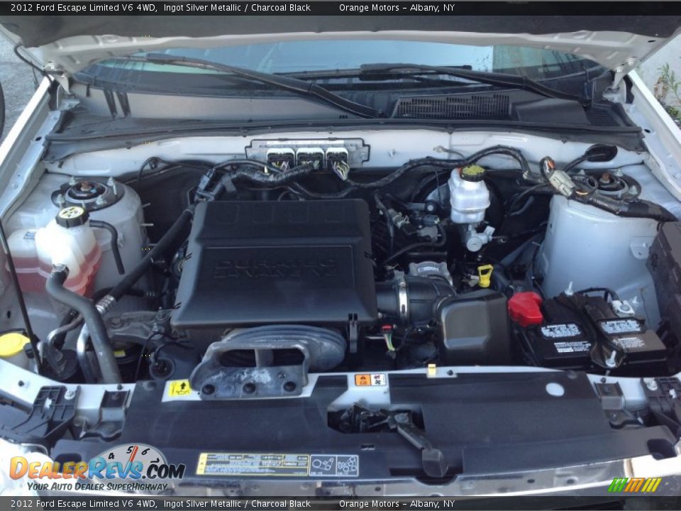 2012 Ford Escape Limited V6 4WD Ingot Silver Metallic / Charcoal Black Photo #23