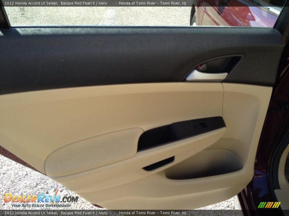 2012 Honda Accord LX Sedan Basque Red Pearl II / Ivory Photo #9