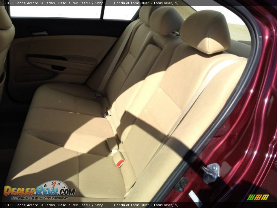 2012 Honda Accord LX Sedan Basque Red Pearl II / Ivory Photo #10