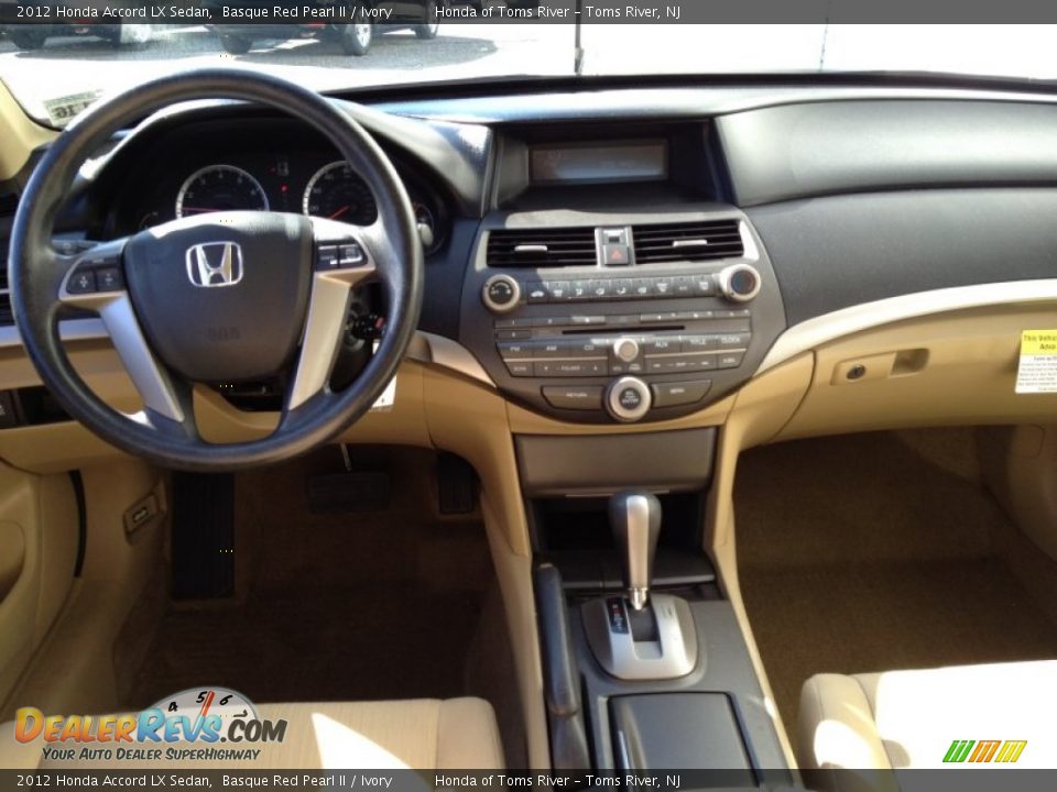 2012 Honda Accord LX Sedan Basque Red Pearl II / Ivory Photo #11