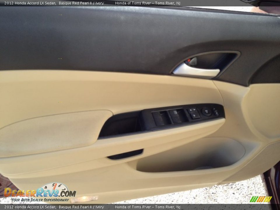 2012 Honda Accord LX Sedan Basque Red Pearl II / Ivory Photo #13