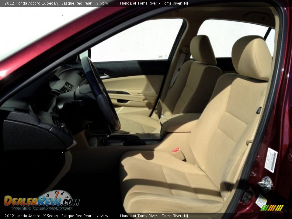 2012 Honda Accord LX Sedan Basque Red Pearl II / Ivory Photo #14