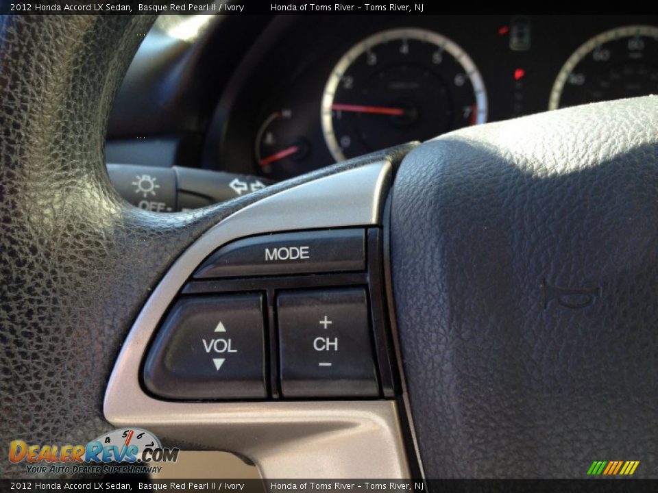 2012 Honda Accord LX Sedan Basque Red Pearl II / Ivory Photo #17