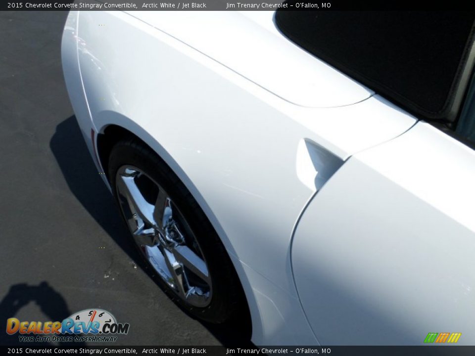 2015 Chevrolet Corvette Stingray Convertible Arctic White / Jet Black Photo #15
