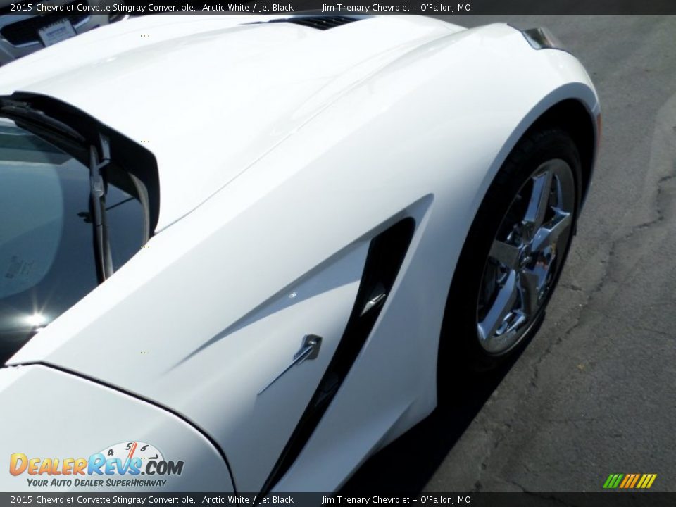 2015 Chevrolet Corvette Stingray Convertible Arctic White / Jet Black Photo #16