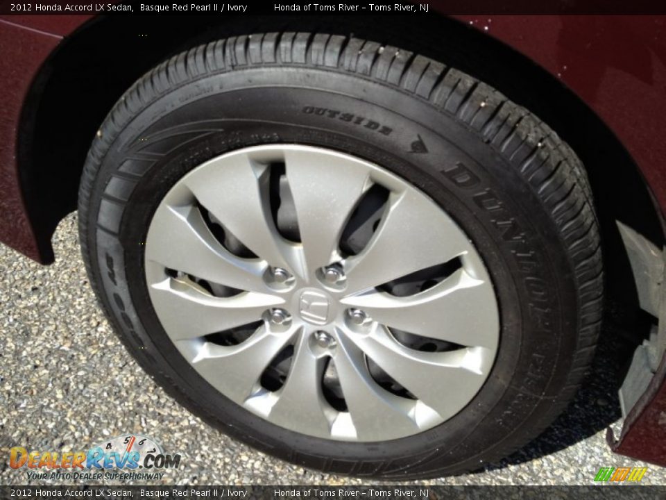 2012 Honda Accord LX Sedan Basque Red Pearl II / Ivory Photo #20
