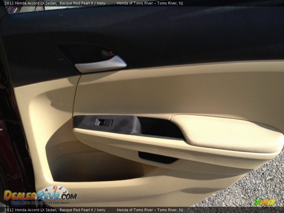 2012 Honda Accord LX Sedan Basque Red Pearl II / Ivory Photo #21