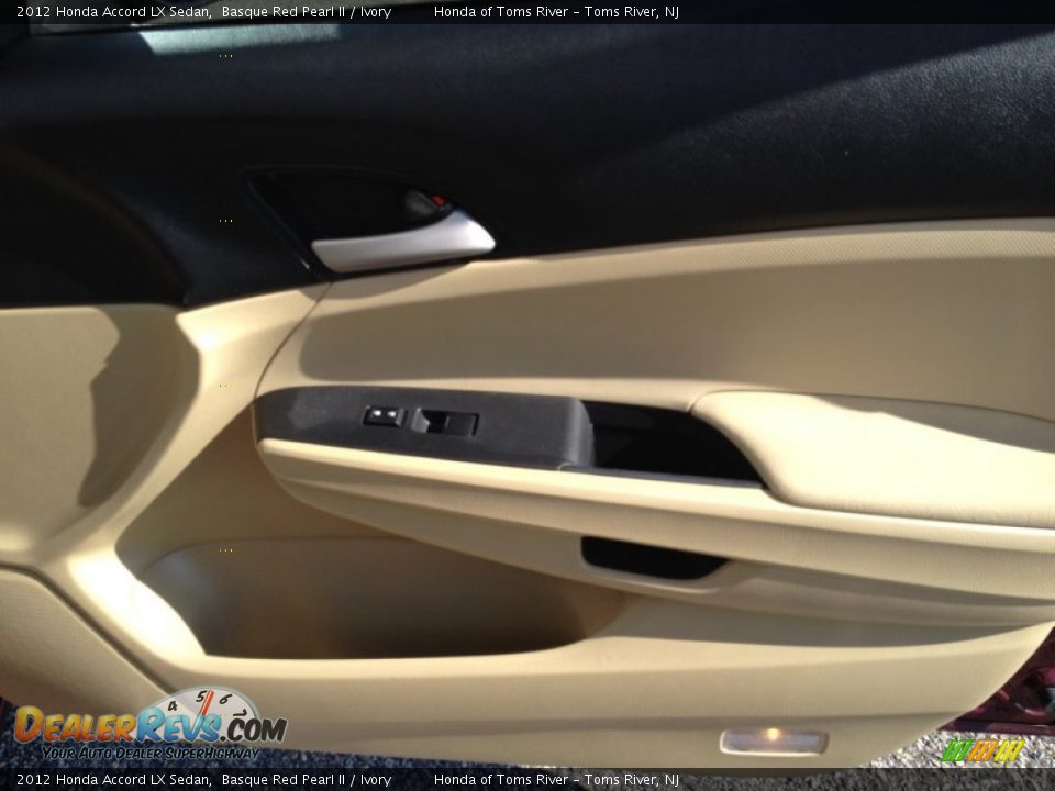 2012 Honda Accord LX Sedan Basque Red Pearl II / Ivory Photo #24