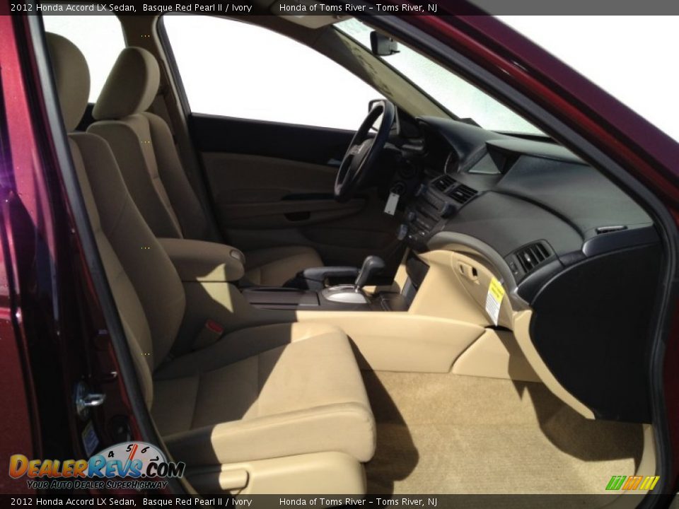2012 Honda Accord LX Sedan Basque Red Pearl II / Ivory Photo #26