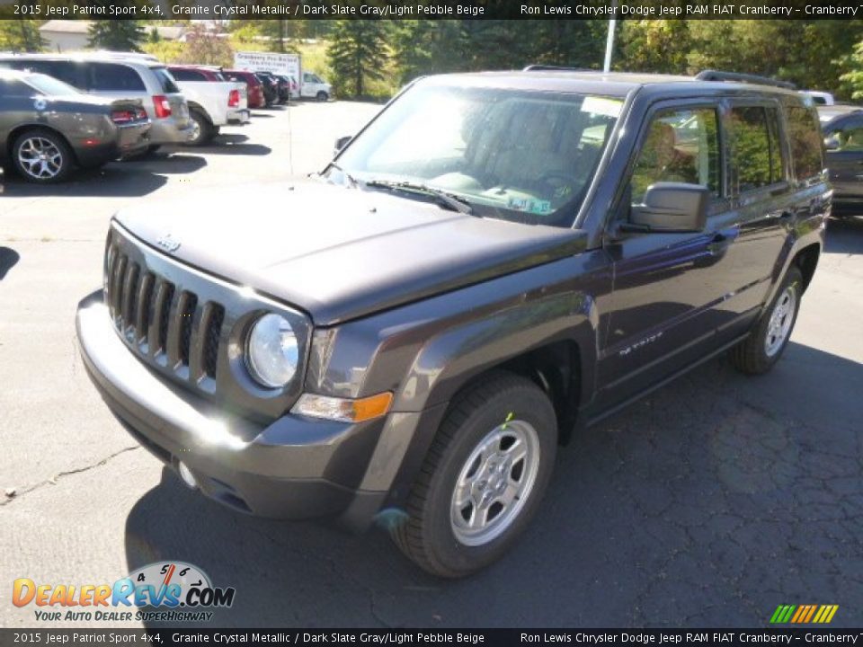 2015 Jeep Patriot Sport 4x4 Granite Crystal Metallic / Dark Slate Gray/Light Pebble Beige Photo #2