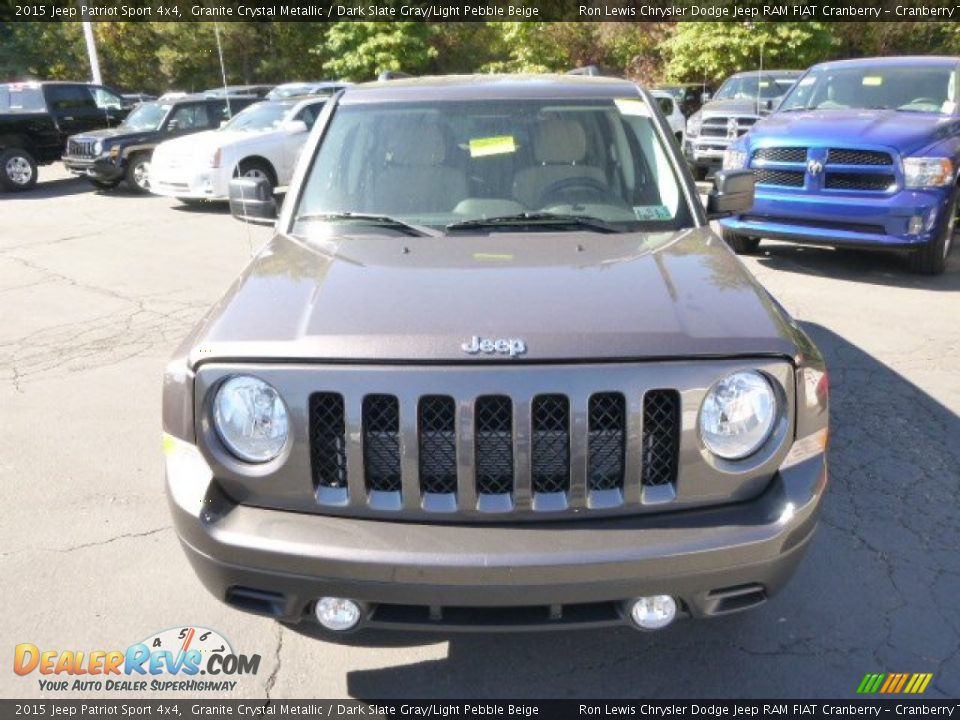 2015 Jeep Patriot Sport 4x4 Granite Crystal Metallic / Dark Slate Gray/Light Pebble Beige Photo #3